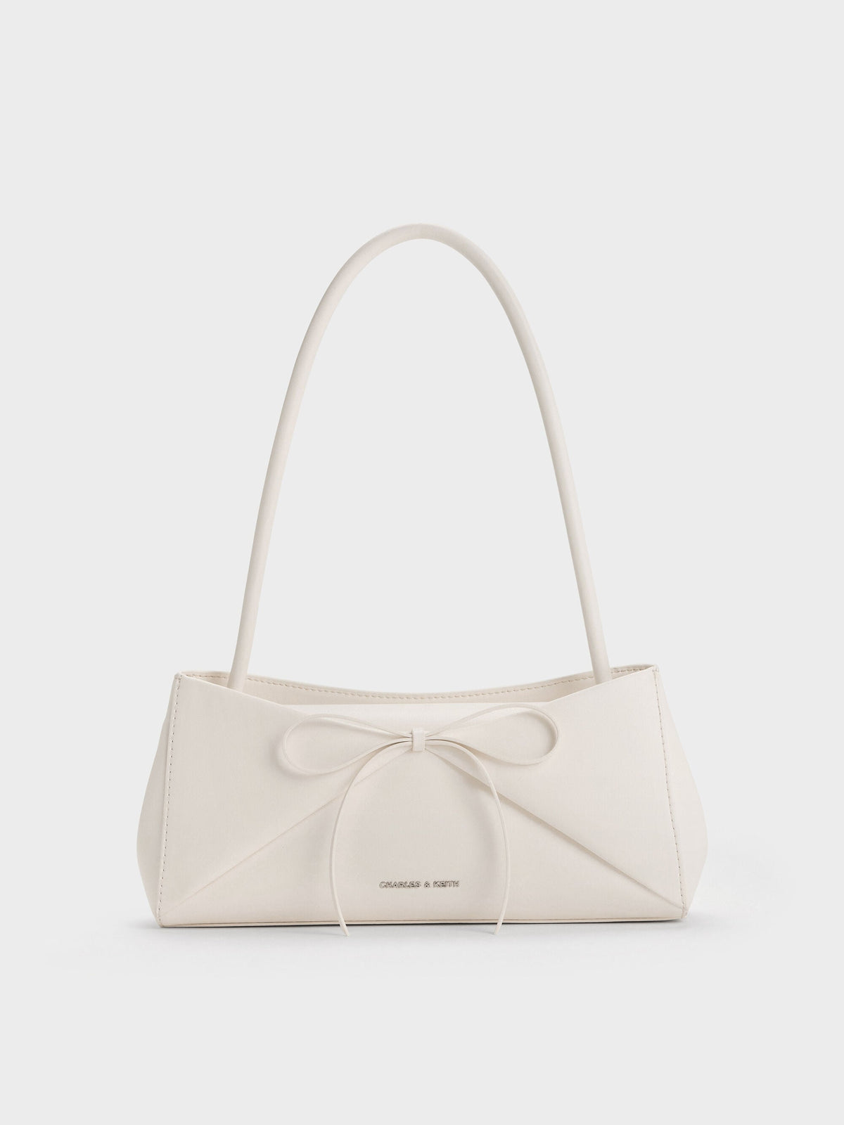 CHARLES & KEITH New | Hazel Bow Panelled Shoulder Bag - Cream
