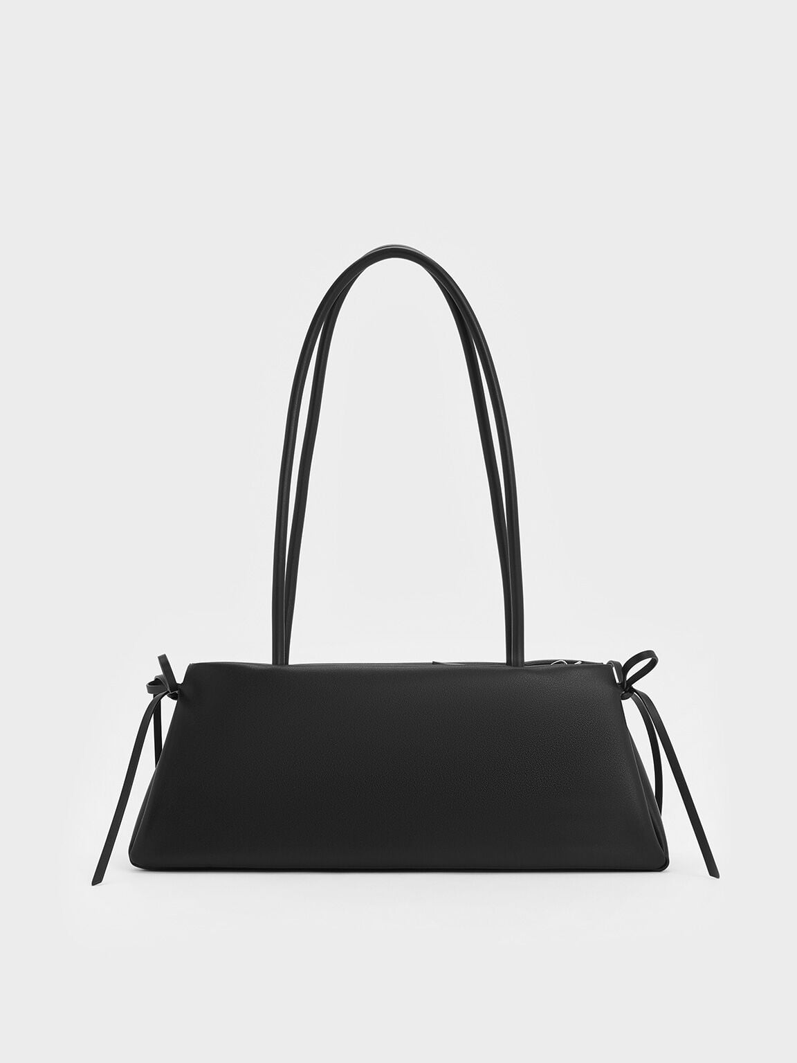 CHARLES & KEITH Exclusive | Hazel Bow Shoulder Bag - Noir