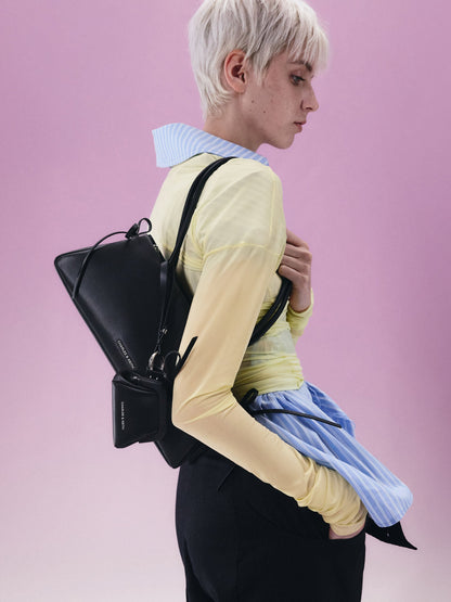 CHARLES & KEITH Exclusive | Hazel Bow Shoulder Bag - Noir