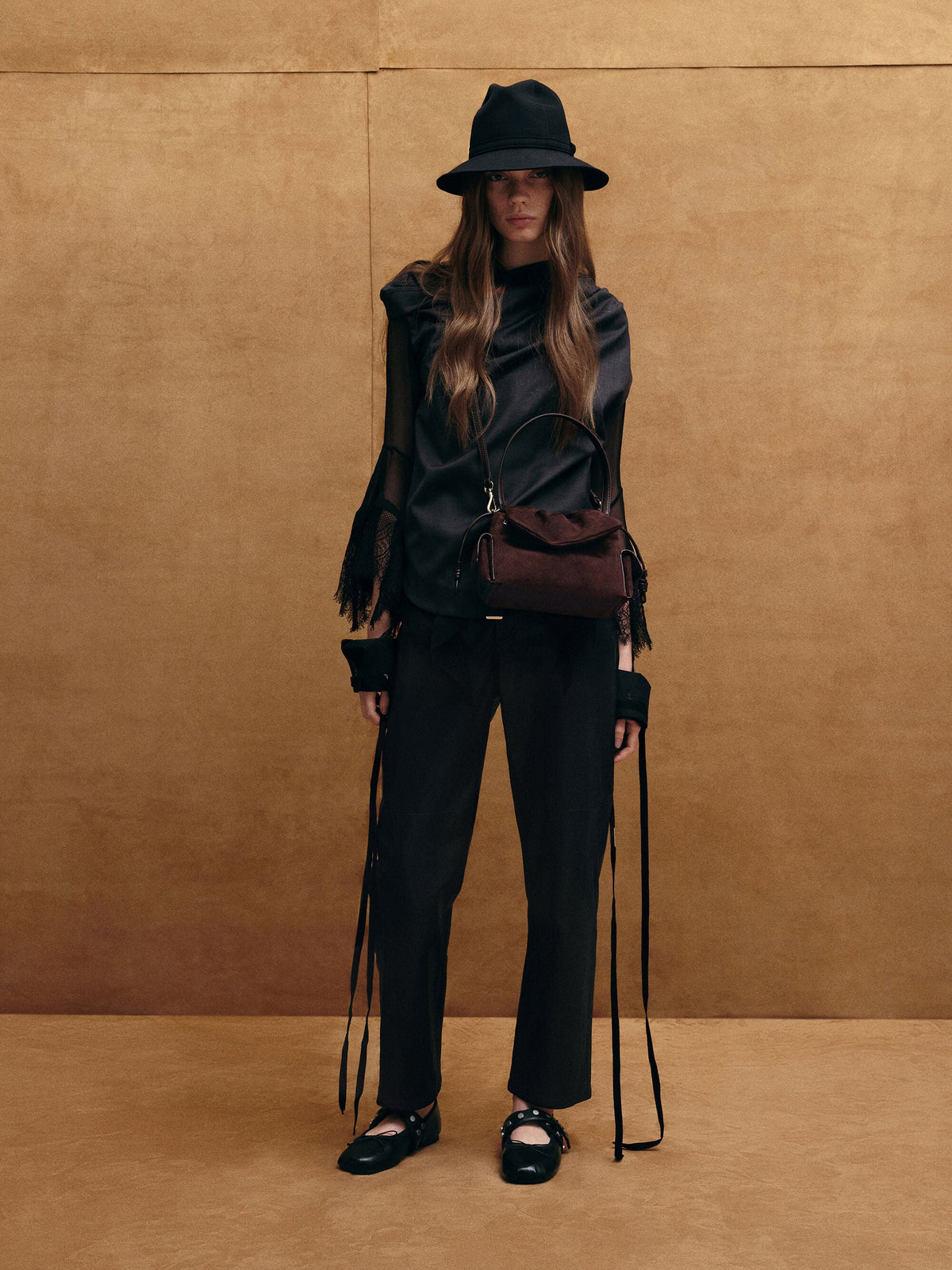 CHARLES & KEITH Everyday | Khai Ruched Top Handle Bag - Espresso Brown