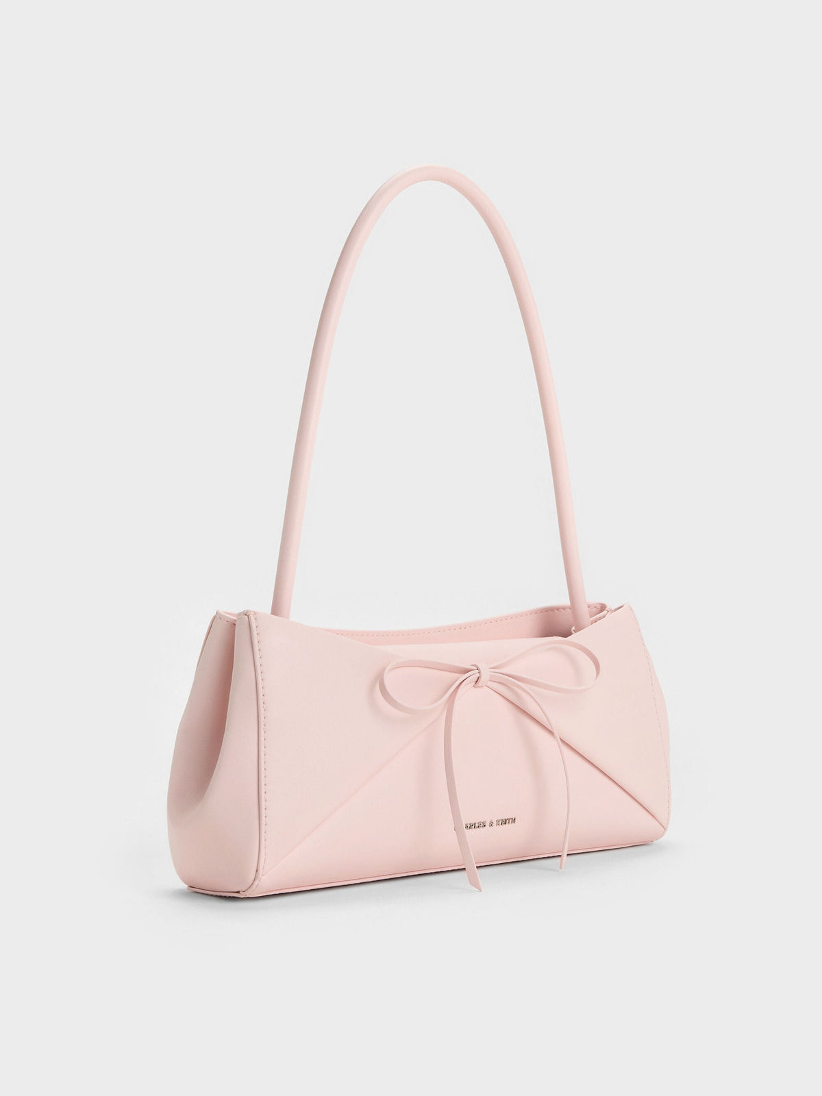 CHARLES & KEITH Best Price | Hazel Bow Panelled Shoulder Bag - Soft Pink