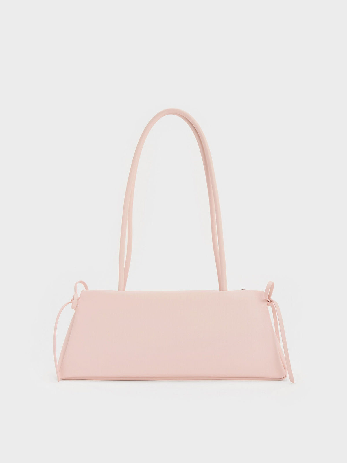 CHARLES & KEITH Trusted | Hazel Bow Shoulder Bag - Soft Pink