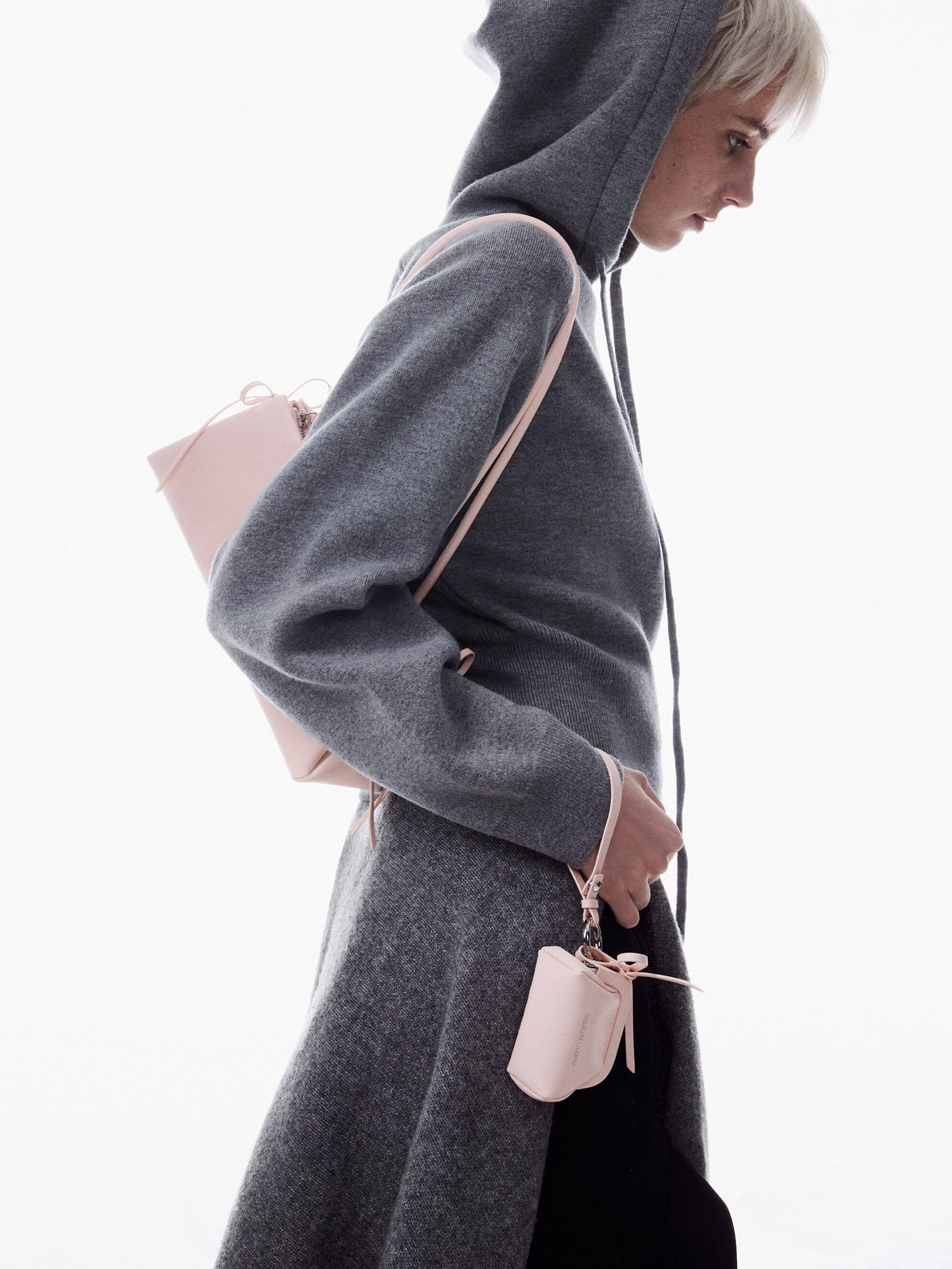 CHARLES & KEITH Trusted | Hazel Bow Shoulder Bag - Soft Pink