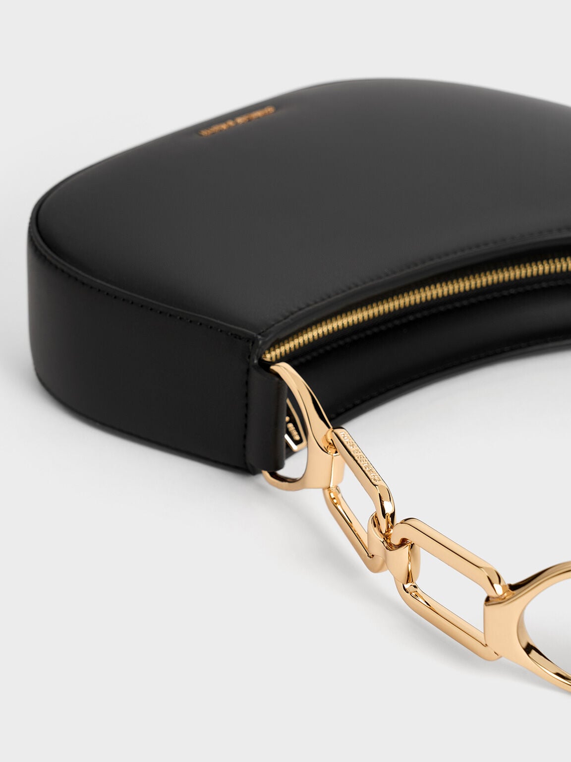 CHARLES & KEITH Best Price | Agatha Chain-Strap Shoulder Bag - Black