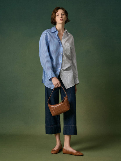 CHARLES & KEITH Deals | Ivette Woven Shoulder Bag - Chocolate