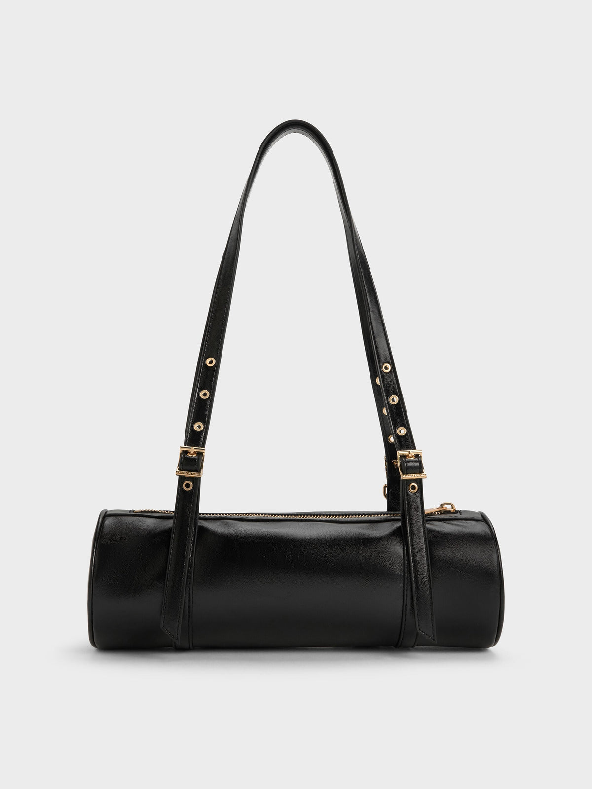 CHARLES & KEITH New | Rey Elongated Shoulder Bag - Black