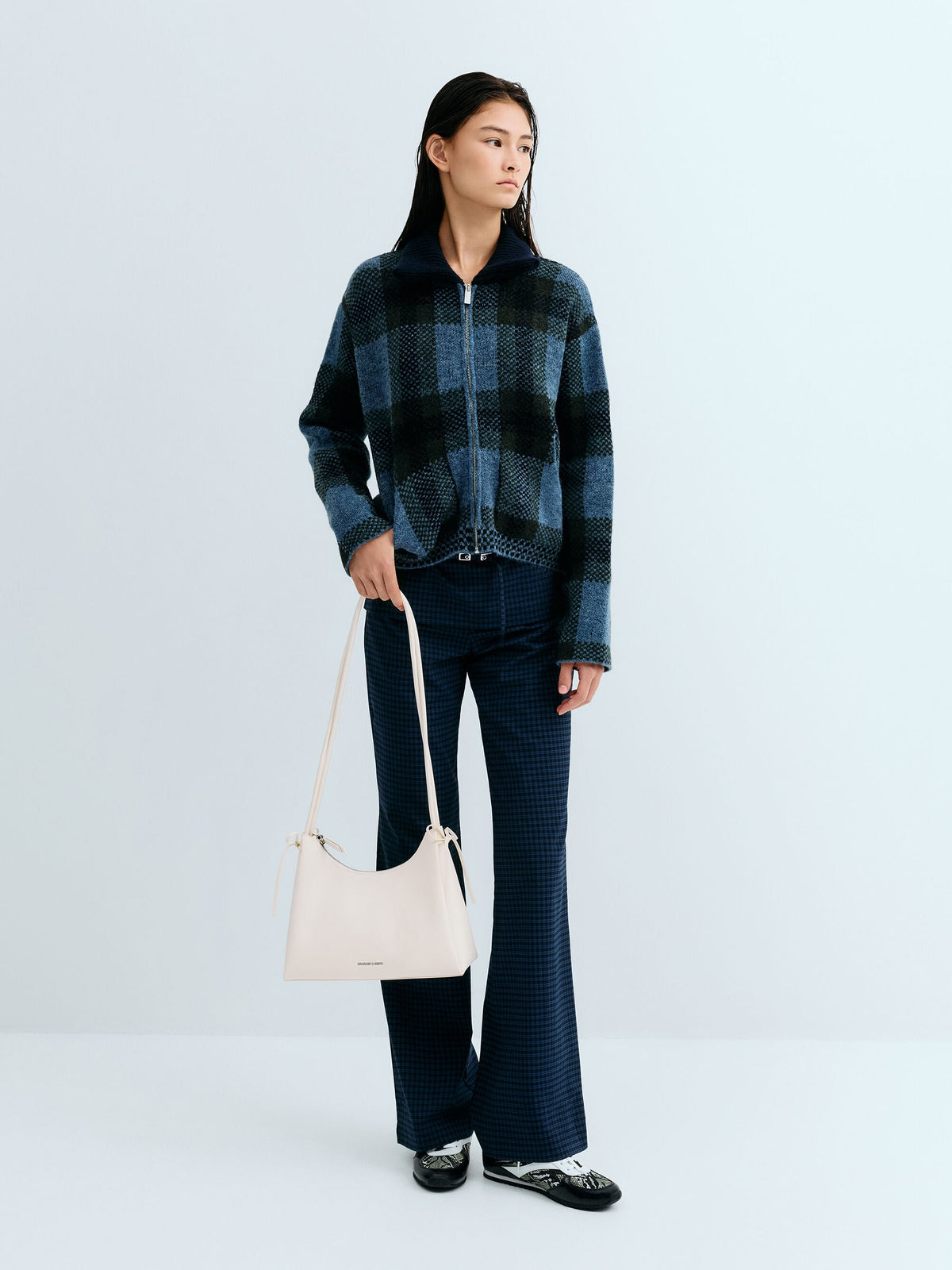 CHARLES & KEITH Essential | Hazel Bow Hobo Bag - Cream