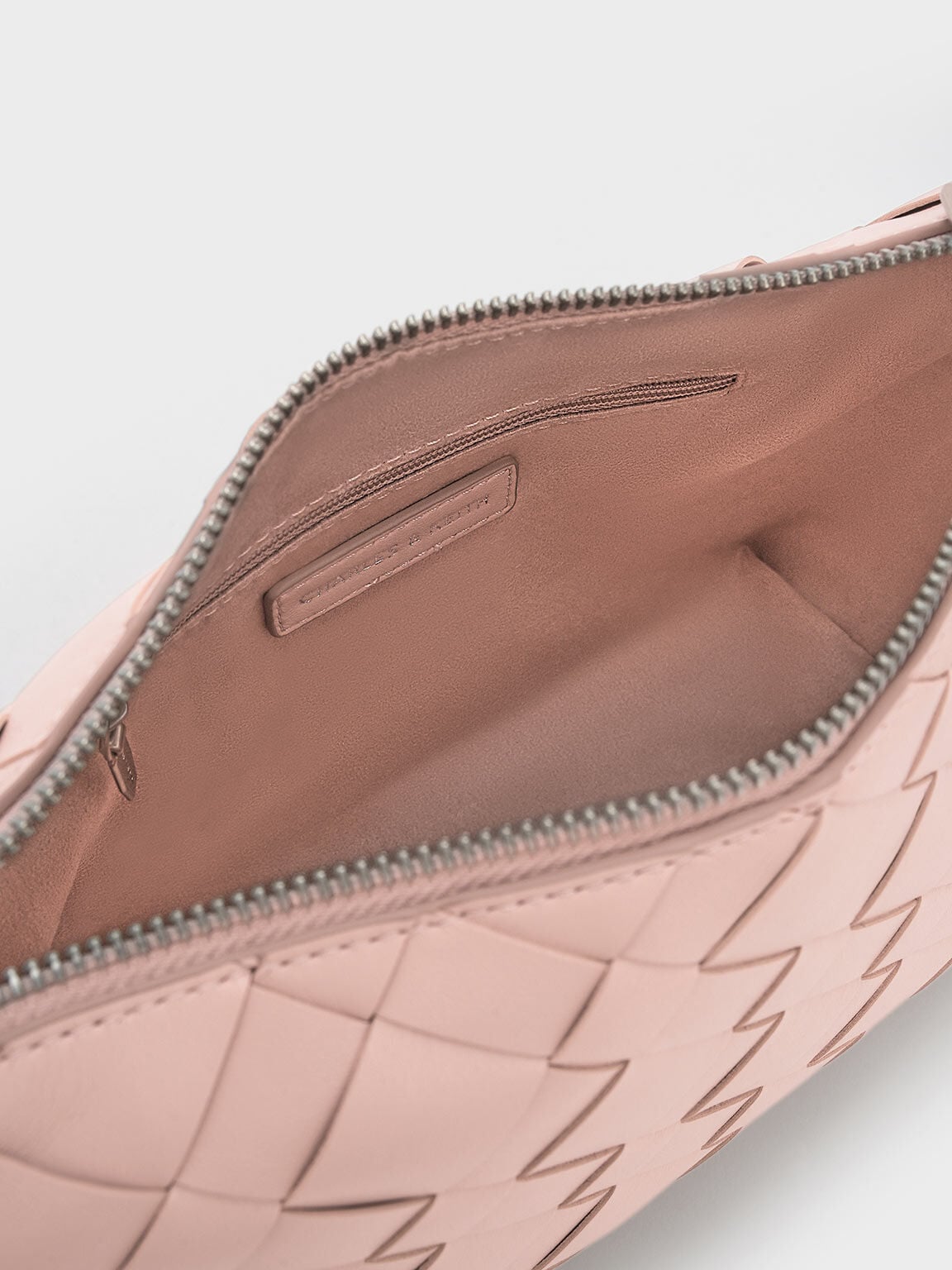 CHARLES & KEITH Best Price | Ivette Woven Shoulder Bag - Light Pink