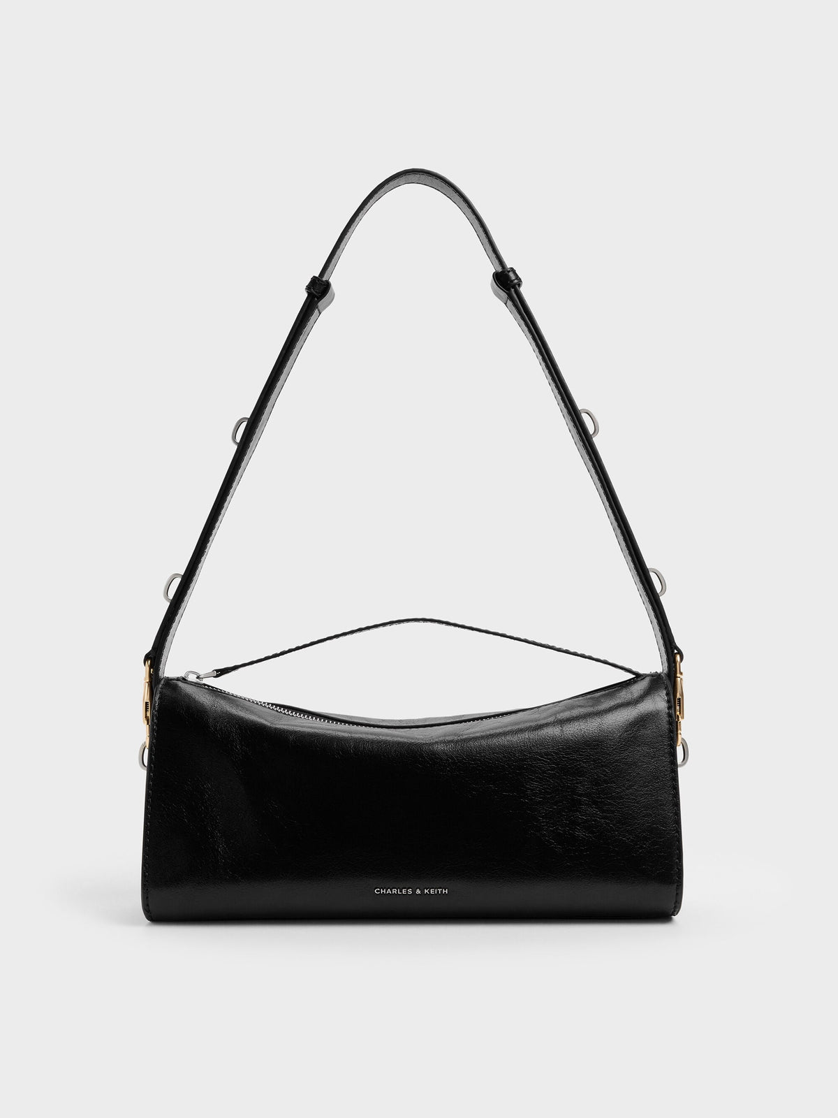 CHARLES & KEITH Sale | Delfina Elongated Shoulder Bag - Noir