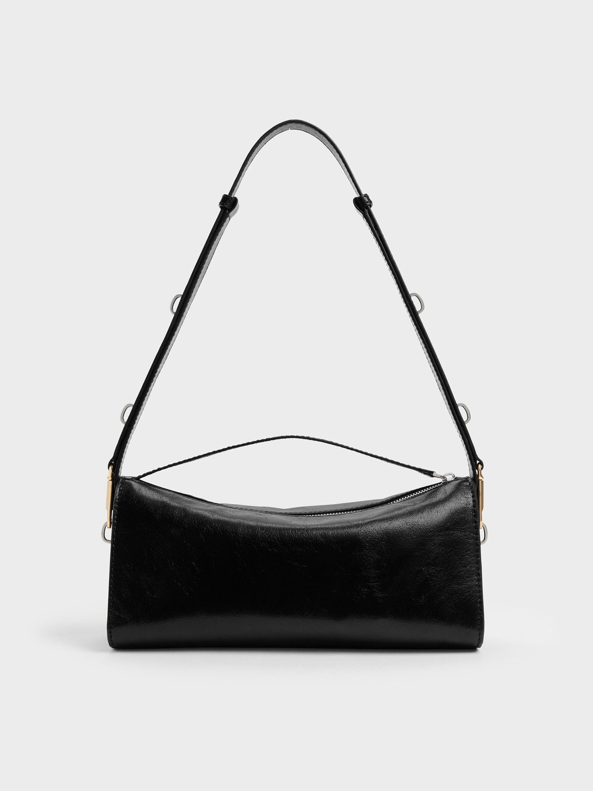 CHARLES & KEITH Sale | Delfina Elongated Shoulder Bag - Noir