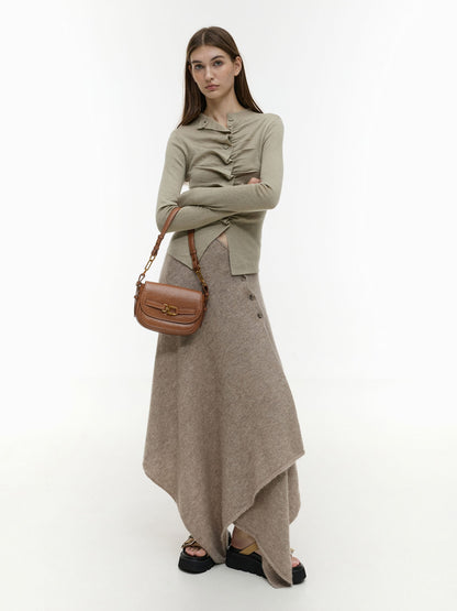CHARLES & KEITH Deals | Gwynne Metallic-Accent Crossbody Bag - Chocolate