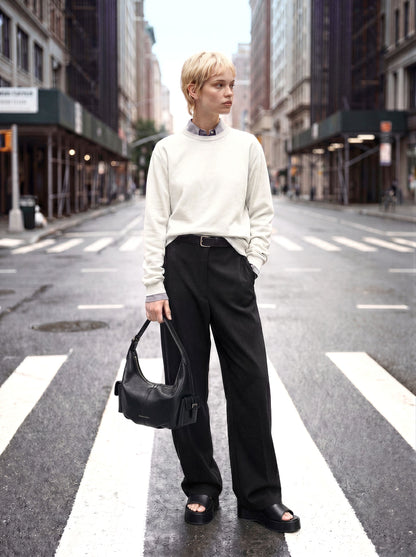 CHARLES & KEITH Special Offer | Bessie Side-Pocket Hobo Bag - Noir