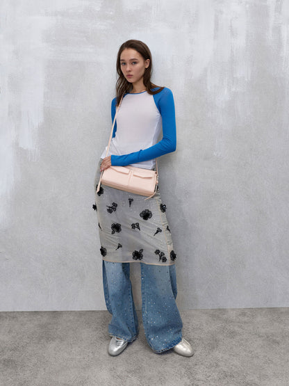 CHARLES & KEITH Great Value | Rachel Front-Pocket Chain Shoulder Bag - Soft Pink