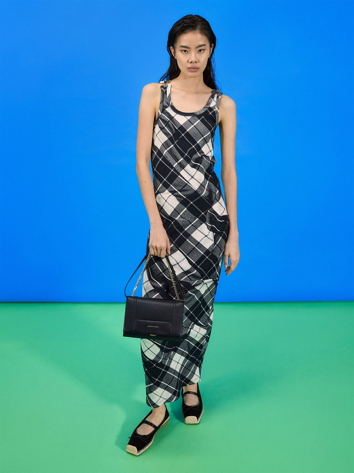 CHARLES & KEITH Latest | Shalia Chain-Strap Shoulder Bag - Black