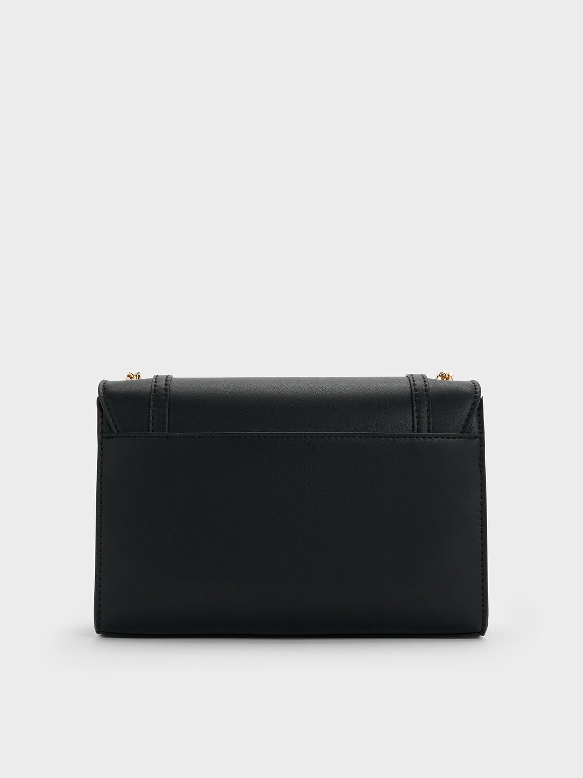 CHARLES & KEITH Latest | Shalia Chain-Strap Shoulder Bag - Black