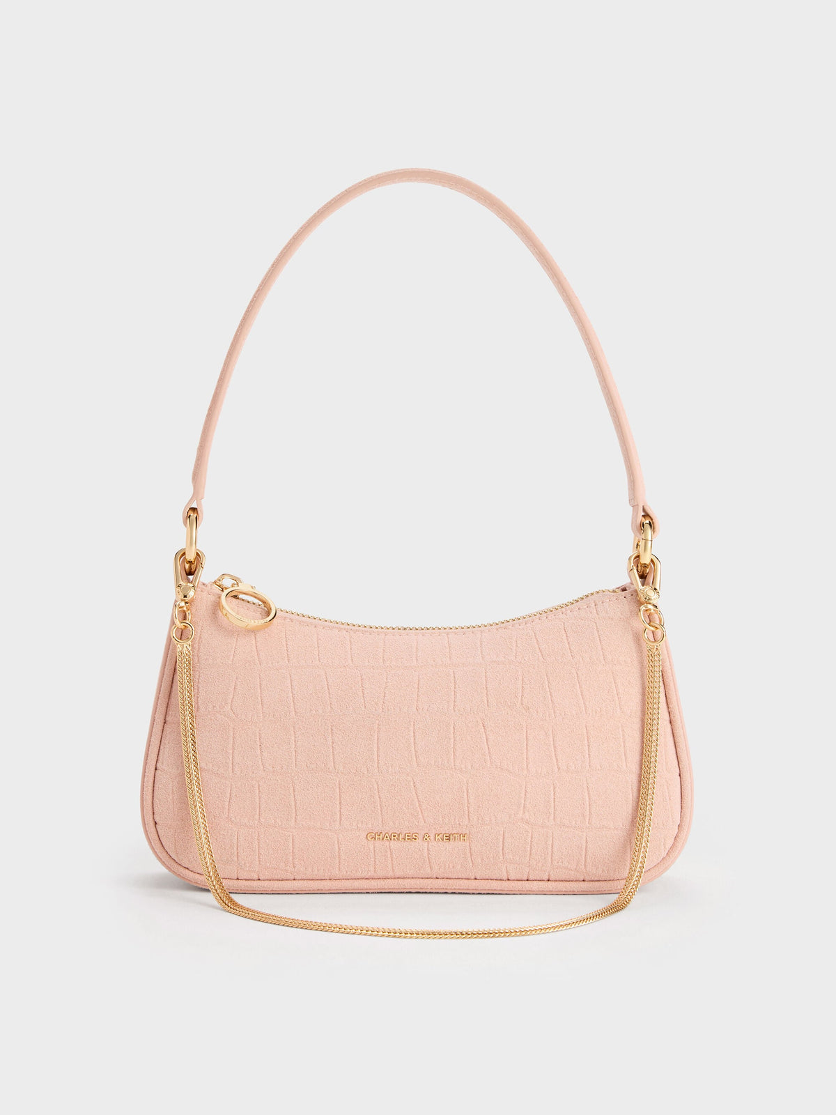 CHARLES & KEITH Discount | Elspeth Chain Shoulder Bag - Pink