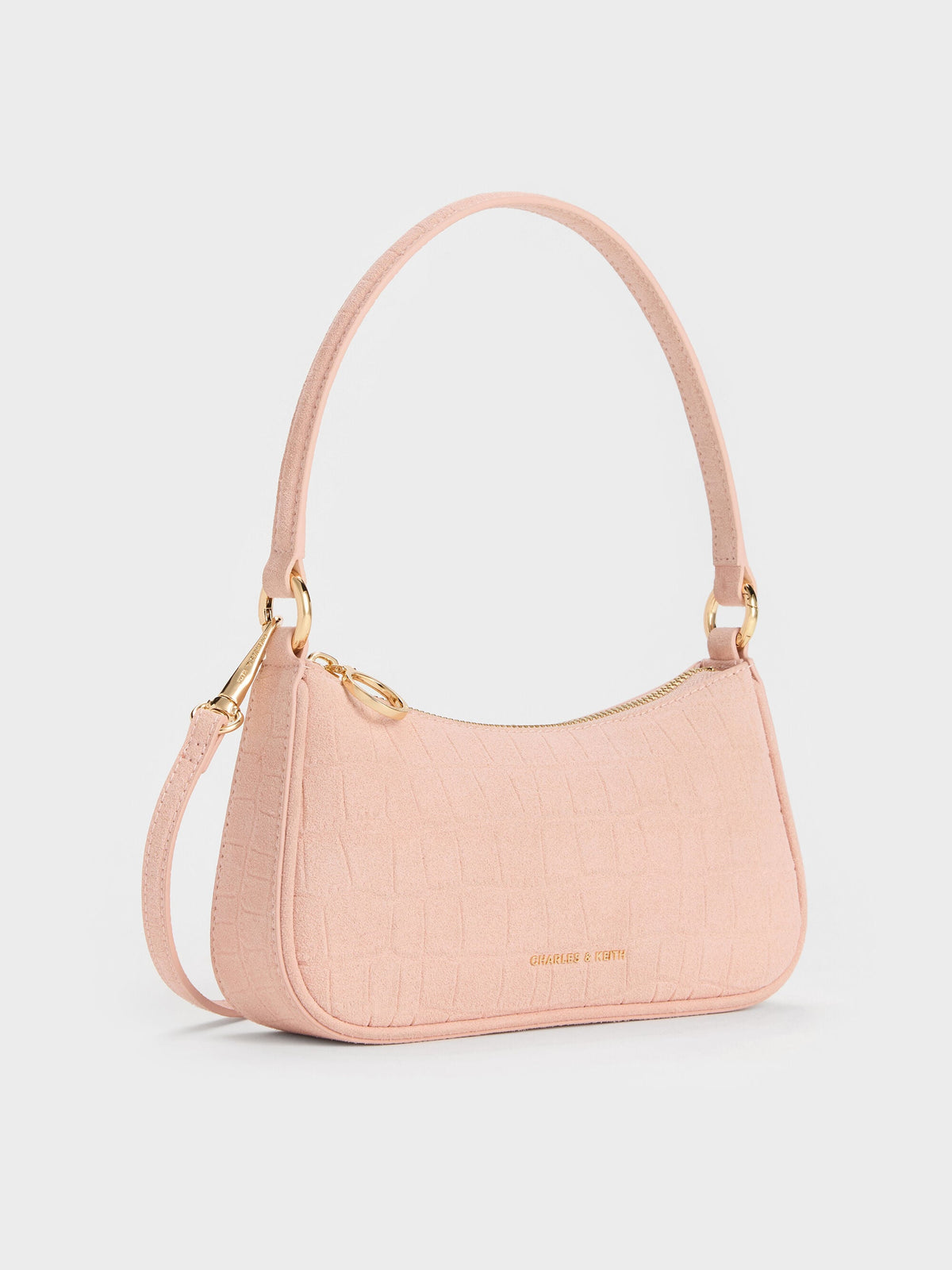 CHARLES & KEITH Discount | Elspeth Chain Shoulder Bag - Pink