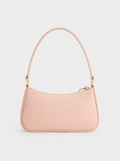 CHARLES & KEITH Discount | Elspeth Chain Shoulder Bag - Pink