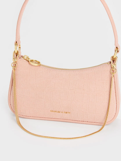CHARLES & KEITH Discount | Elspeth Chain Shoulder Bag - Pink