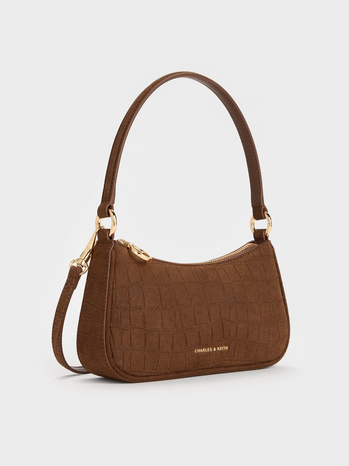 CHARLES & KEITH New | Elspeth Chain Shoulder Bag - Chocolate