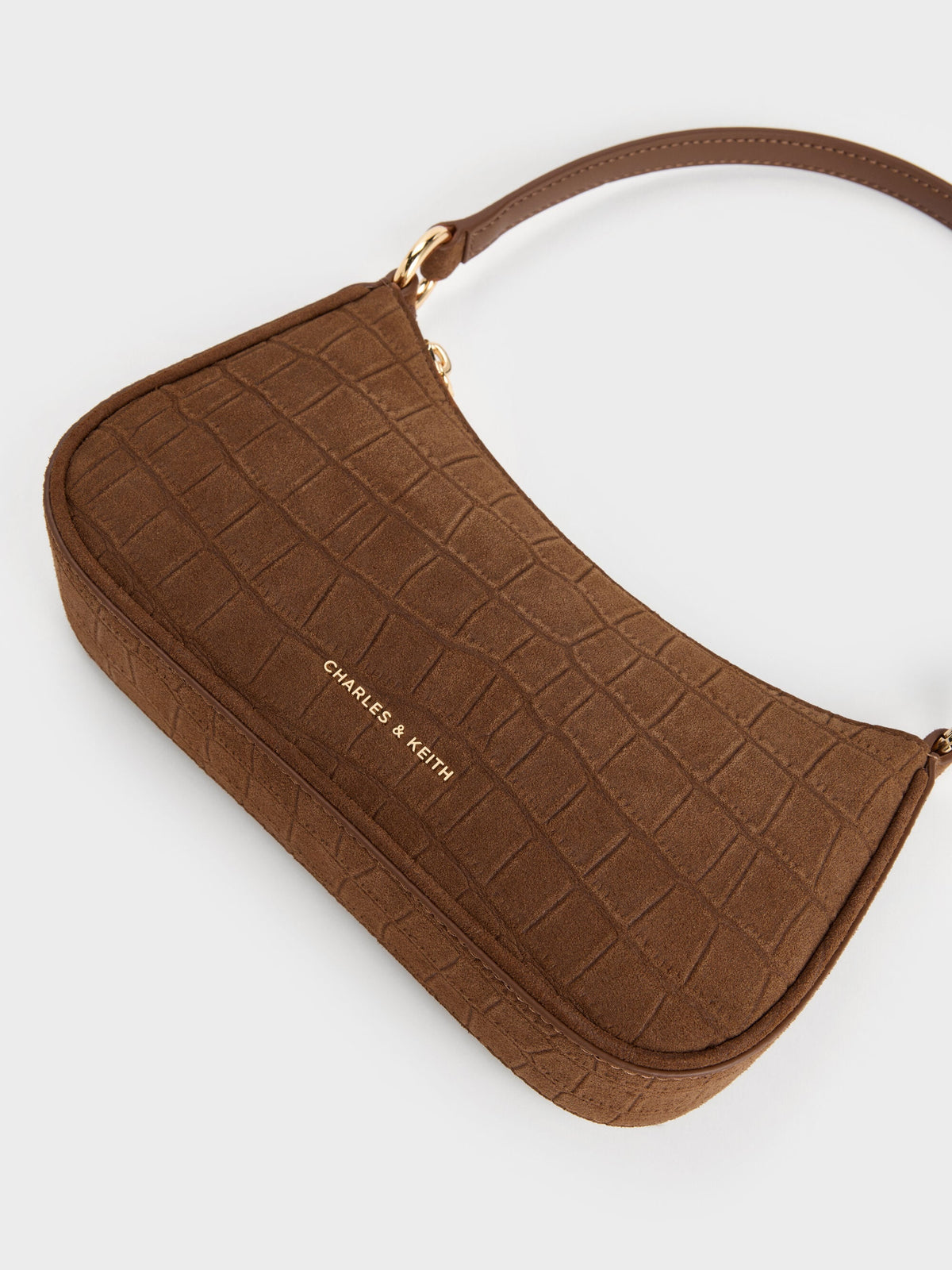 CHARLES & KEITH New | Elspeth Chain Shoulder Bag - Chocolate