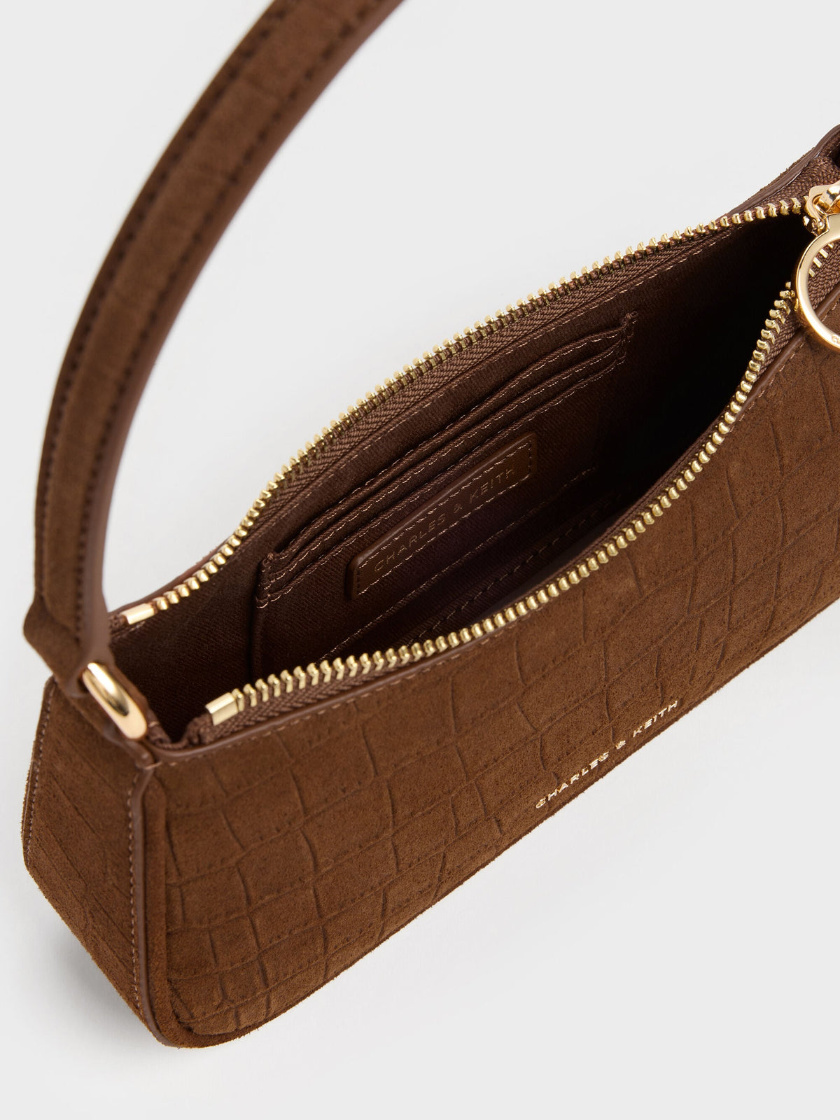 CHARLES & KEITH New | Elspeth Chain Shoulder Bag - Chocolate