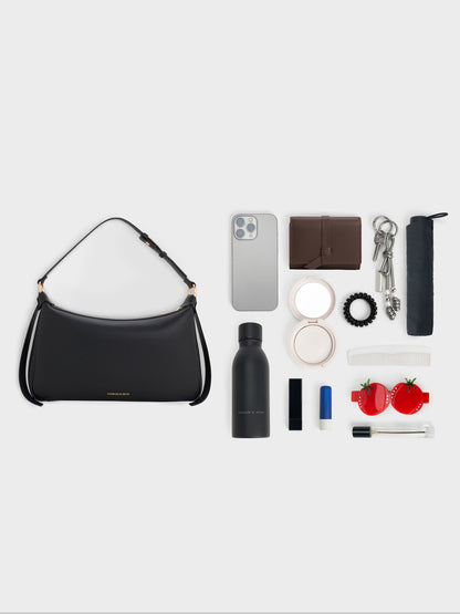 CHARLES & KEITH Deals | Calla Shoulder Bag - Black