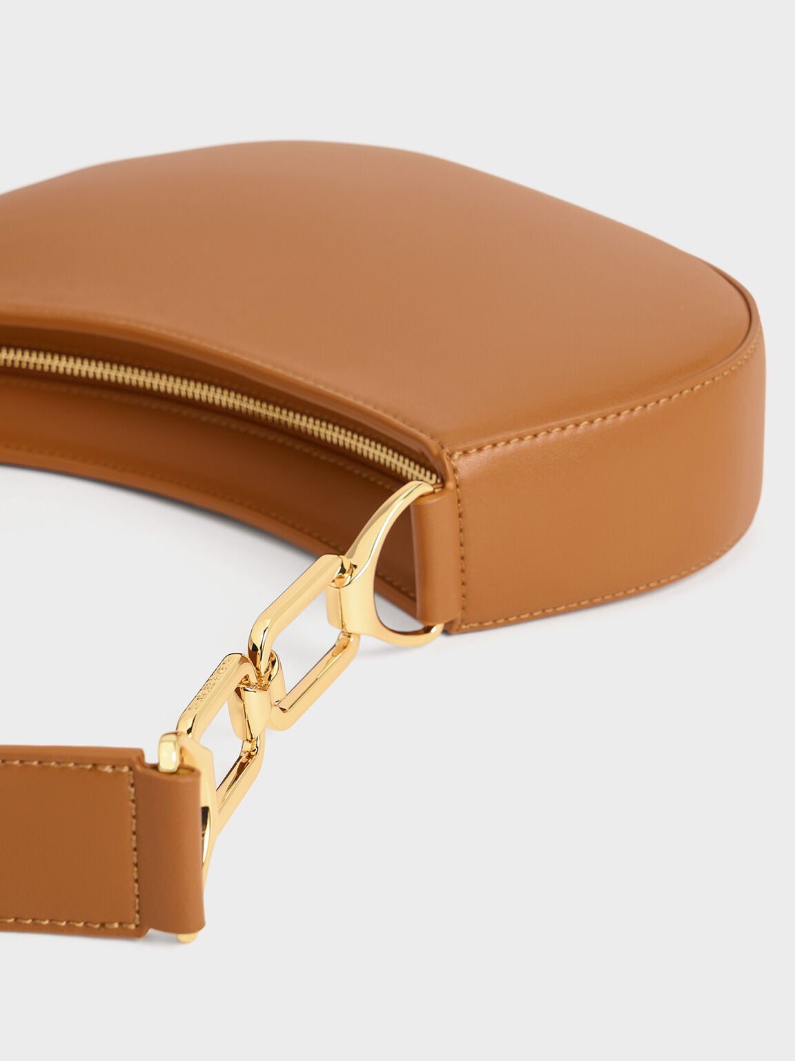 CHARLES & KEITH Deals | Agatha Chain-Strap Shoulder Bag - Brown
