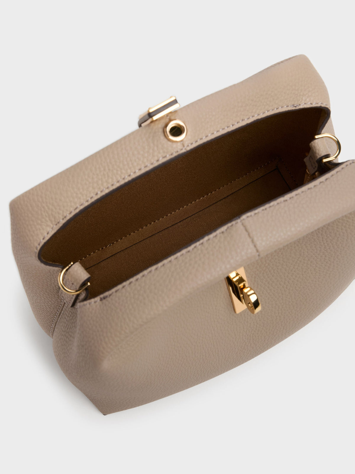 CHARLES & KEITH Best Price | Chance Turn-Lock Bucket Bag - Taupe