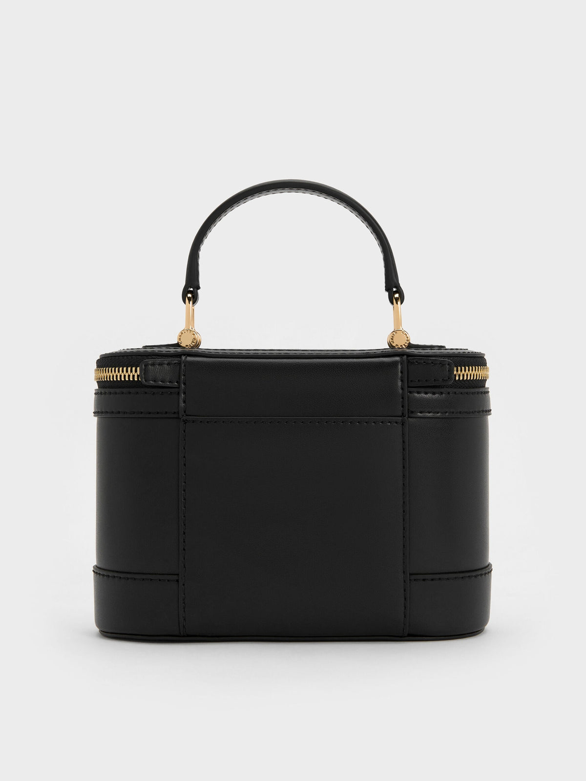 CHARLES & KEITH Discount | Enola Top Handle Vanity Bag - Black