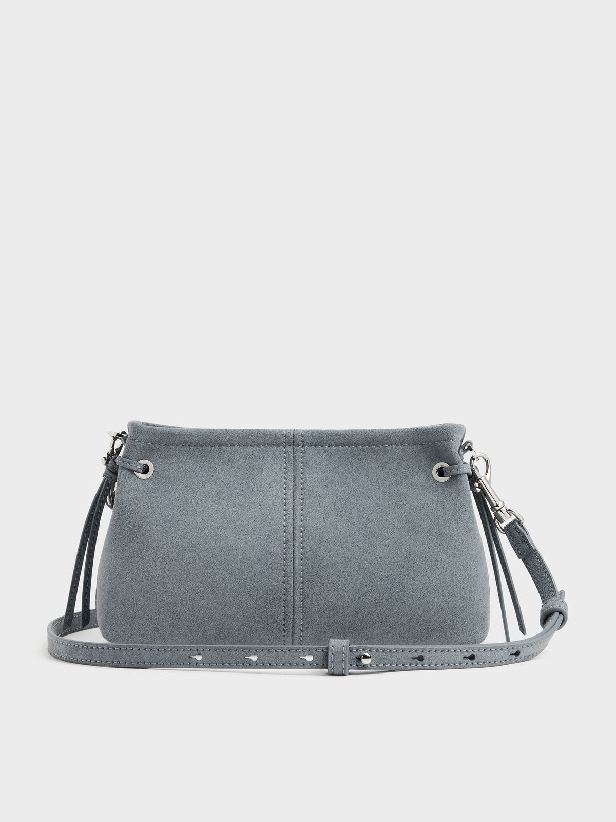 CHARLES & KEITH Best Seller | Noane Top Handle Bag - Smoky Blue