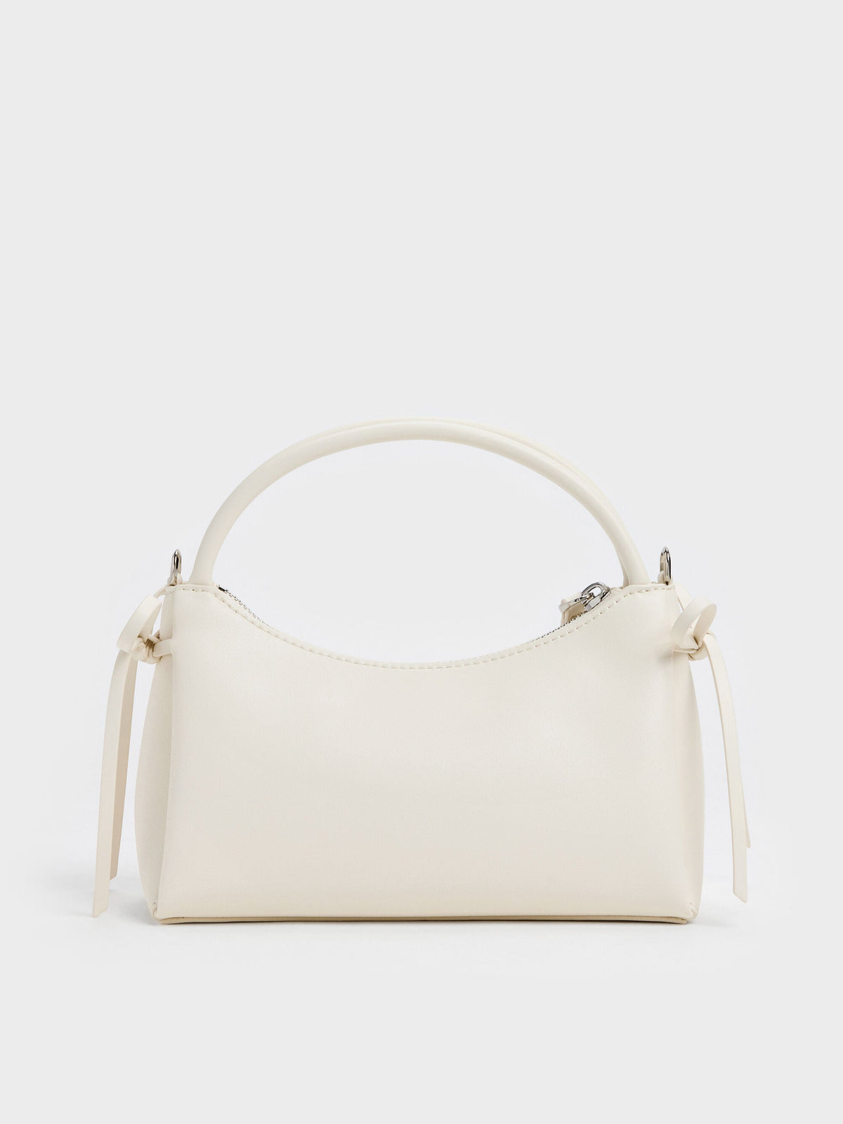 CHARLES & KEITH Sale | Hazel Bow Top Handle Bag - Cream