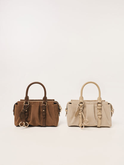 CHARLES & KEITH Latest | Britton Top Handle Tote Bag - Nutmeg Beige