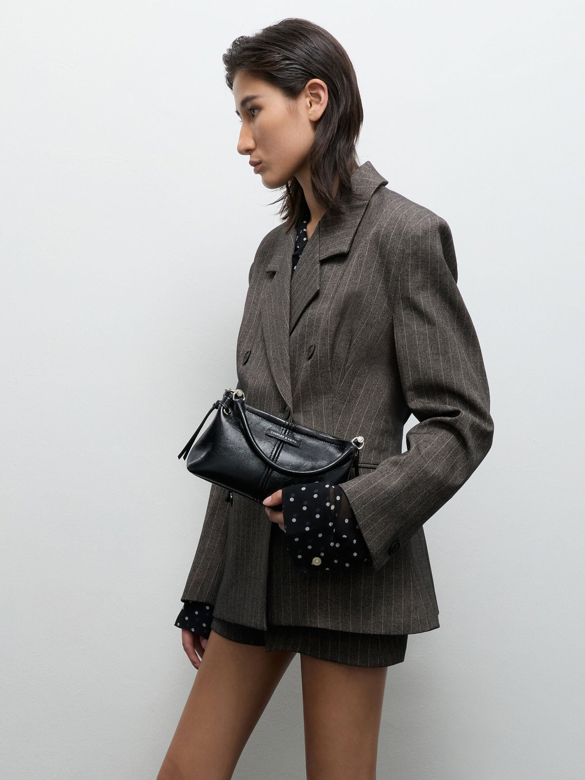 CHARLES & KEITH Deals | Noane Top Handle Bag - Noir