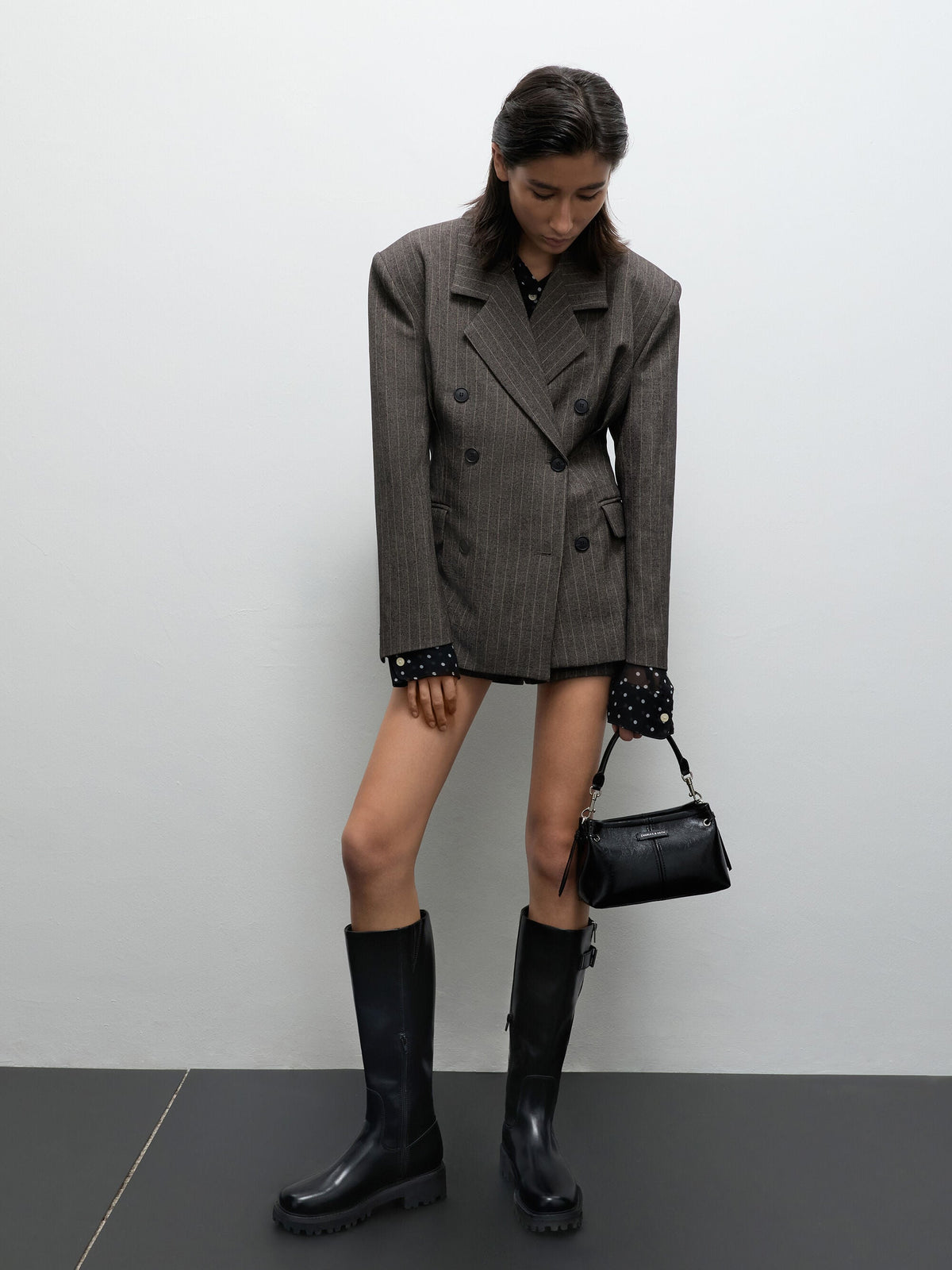 CHARLES & KEITH Deals | Noane Top Handle Bag - Noir