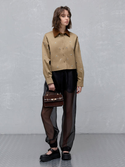 CHARLES & KEITH Exclusive | Arlet Belted Top Handle Bag - Espresso Brown