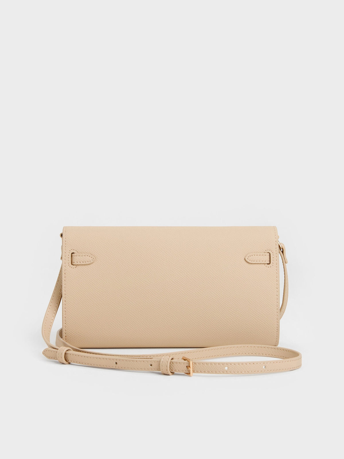 CHARLES & KEITH Latest | Tricha Knotted-Belt Crossbody Bag - Sand Beige