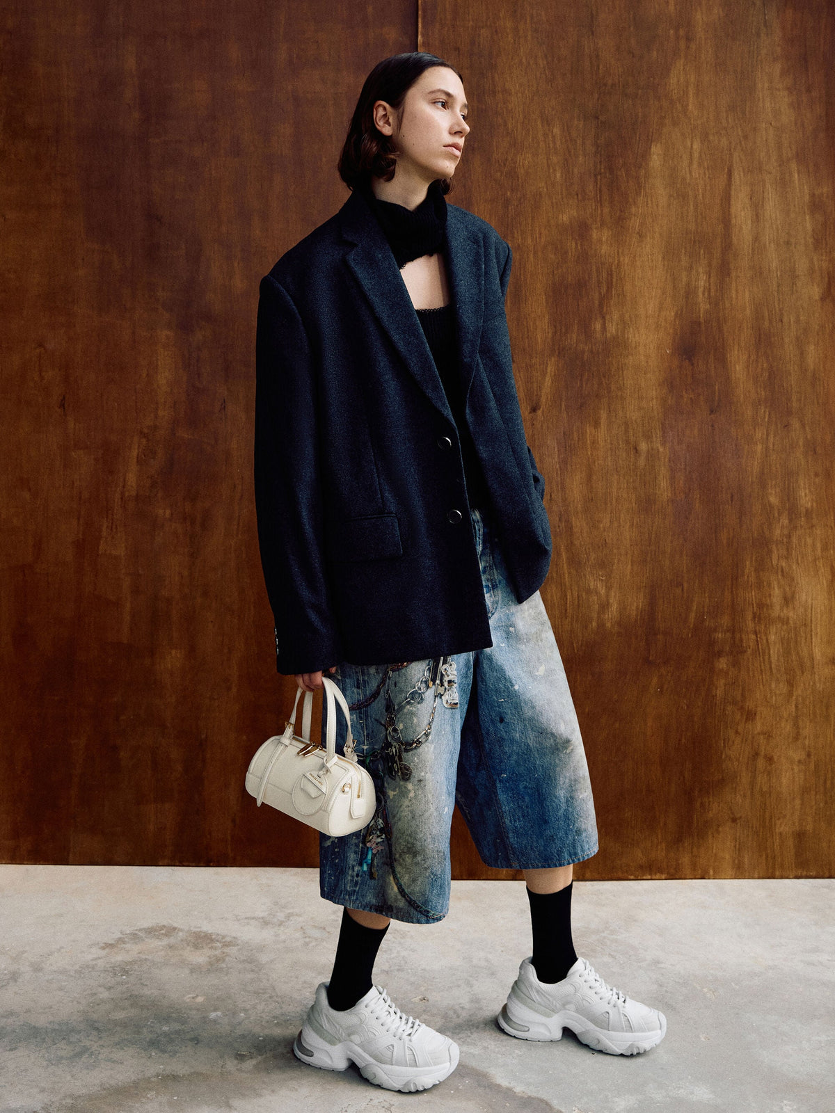 CHARLES & KEITH Customer Favorite | Enola Bowling Bag - Cream