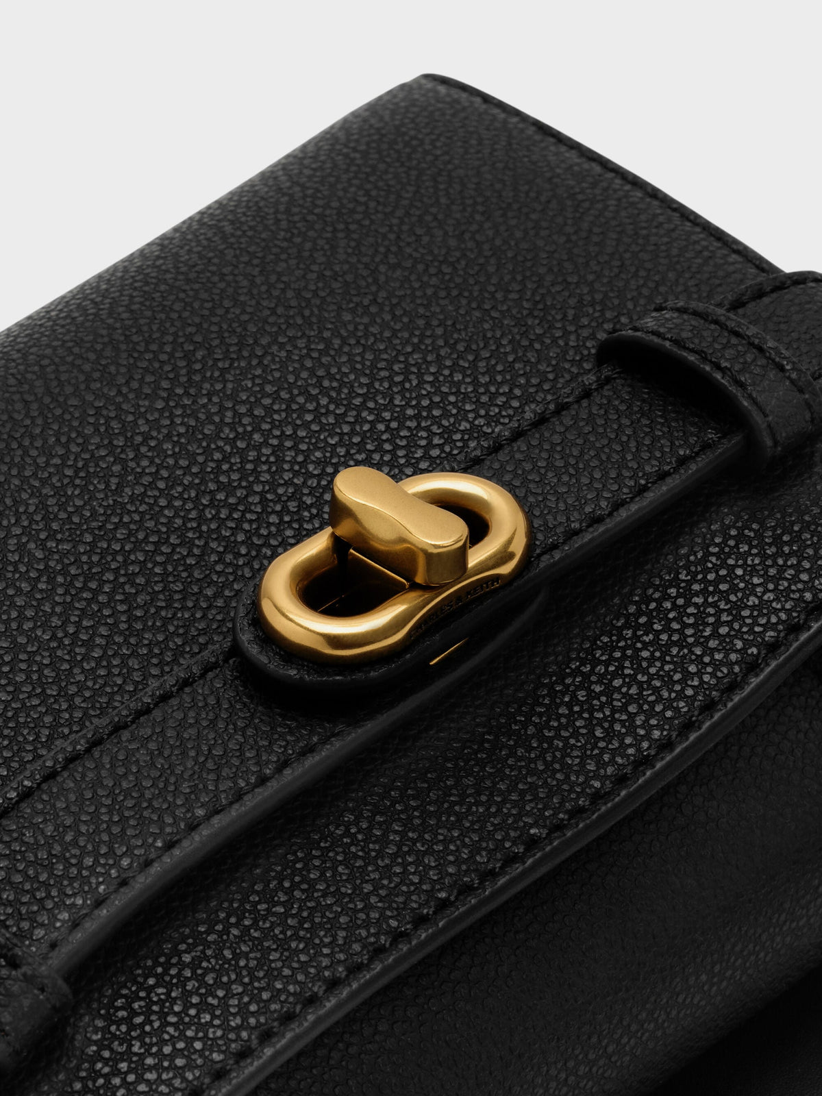 CHARLES & KEITH Discount | Aubrielle Belted Top Handle Bag - Black