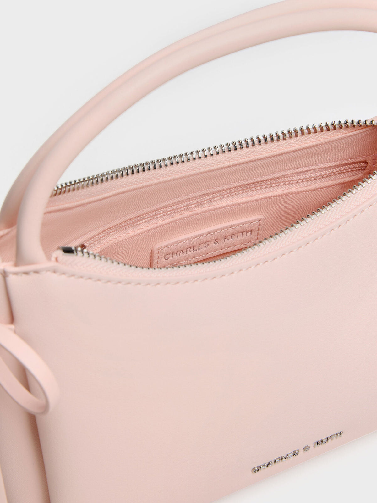 CHARLES & KEITH Trending | Hazel Bow Top Handle Bag - Soft Pink