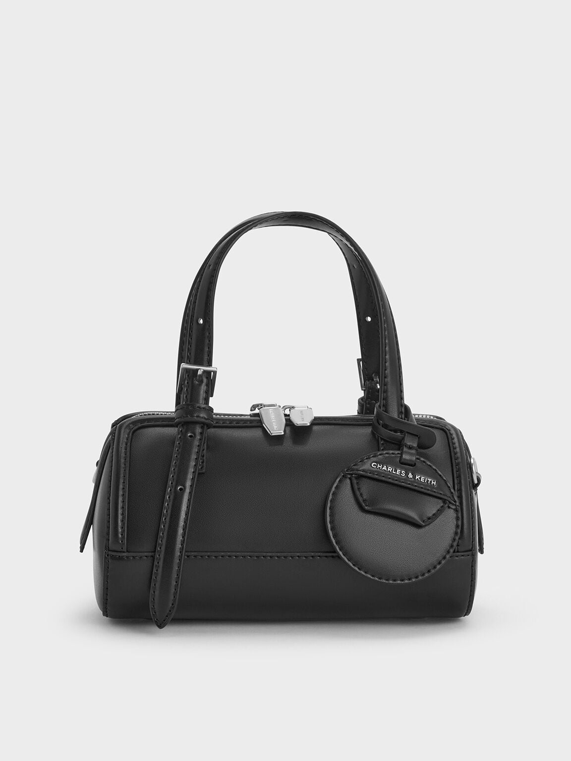 CHARLES & KEITH Best Seller | Enola Bowling Bag - Noir