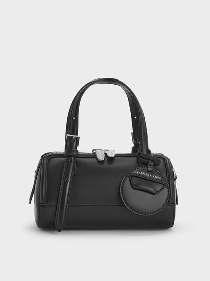 CHARLES & KEITH Best Seller | Enola Bowling Bag - Noir
