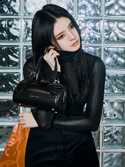 CHARLES & KEITH Best Seller | Enola Bowling Bag - Noir