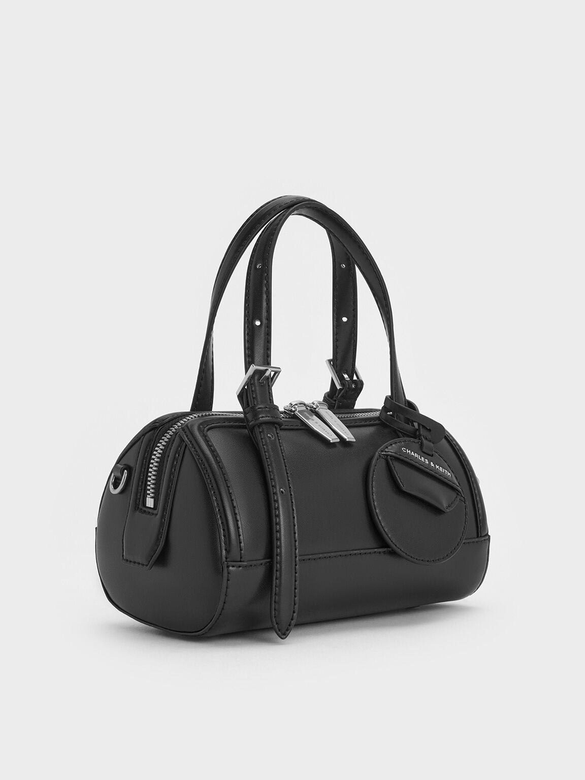 CHARLES & KEITH Best Seller | Enola Bowling Bag - Noir