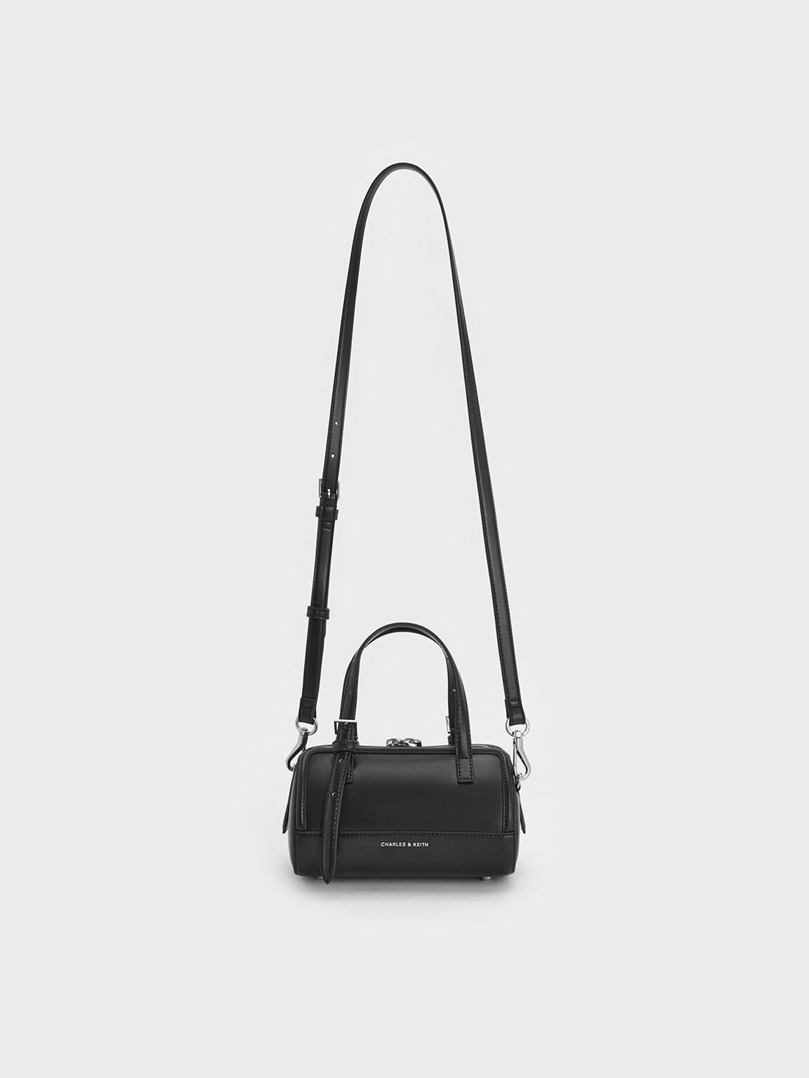 CHARLES & KEITH Best Seller | Enola Bowling Bag - Noir