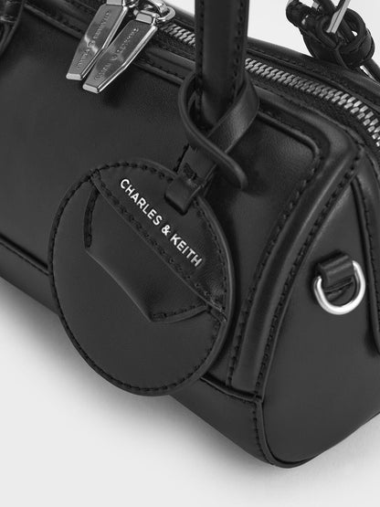 CHARLES & KEITH Best Seller | Enola Bowling Bag - Noir