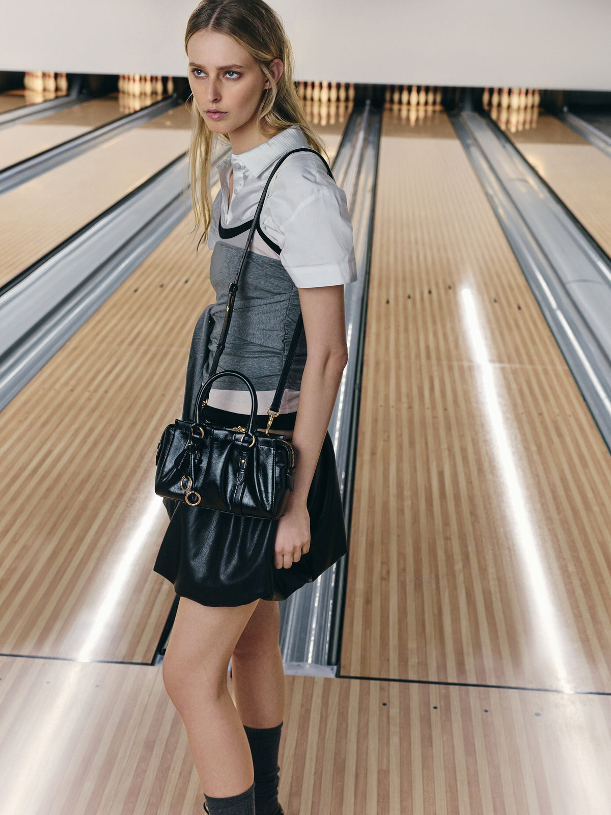 CHARLES & KEITH New | Britton Top Handle Tote Bag - Black