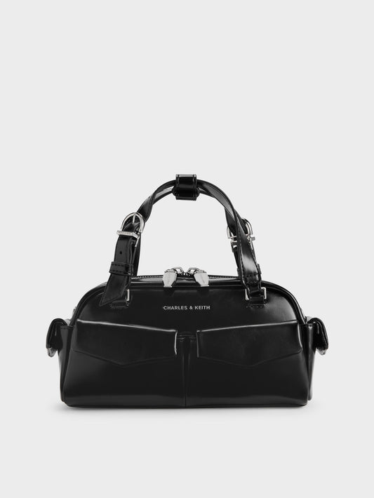 CHARLES & KEITH Sale | Rachel Multi-Pocket Bowling Bag - Noir