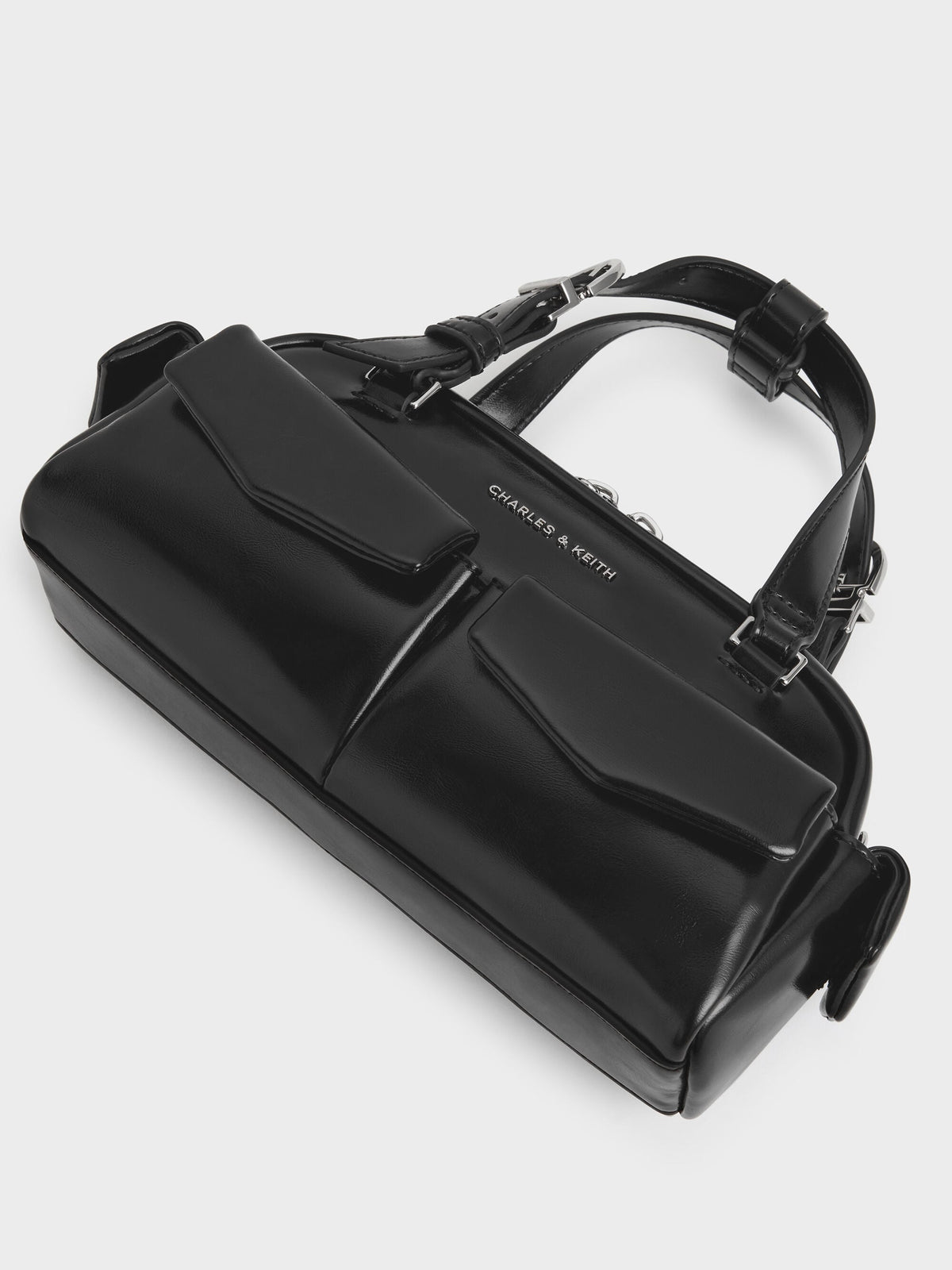 CHARLES & KEITH Sale | Rachel Multi-Pocket Bowling Bag - Noir