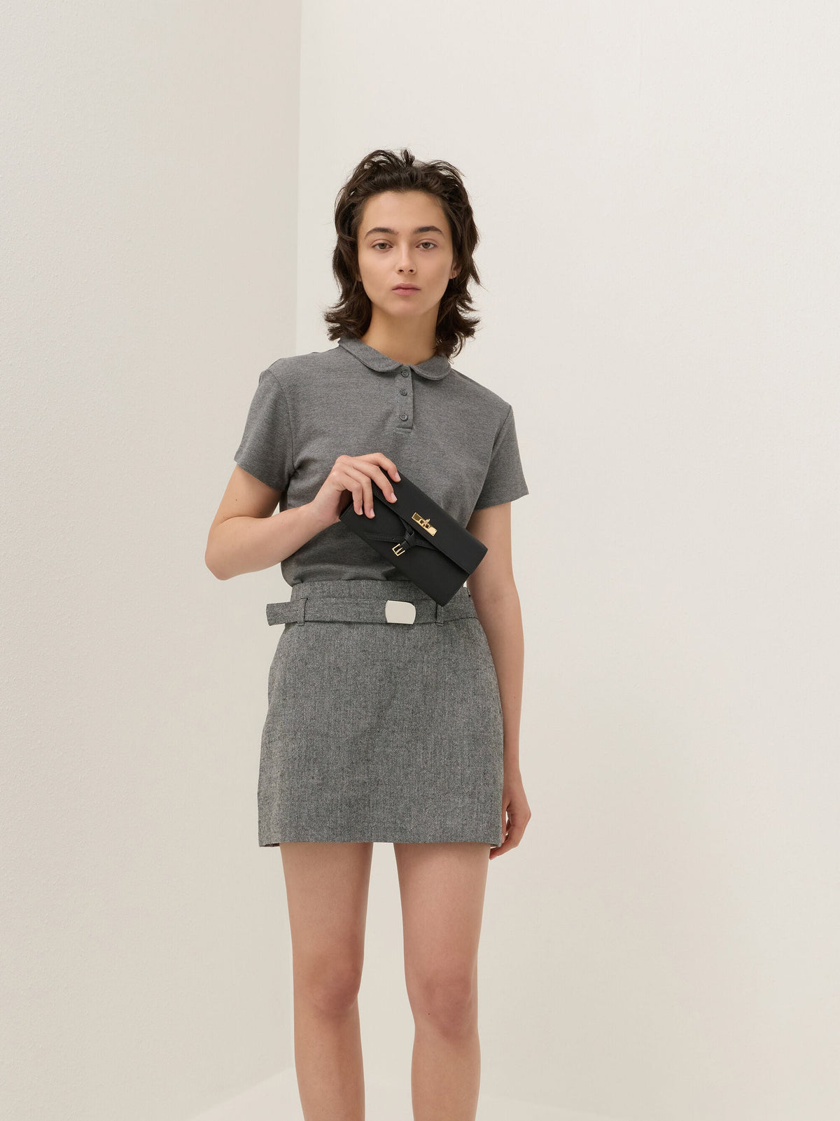 CHARLES & KEITH Essential | Tricha Knotted-Belt Crossbody Bag - Black